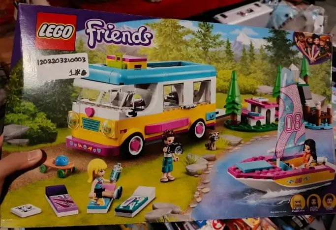 Friends Forest Camper and Sailboat 41681 + Lego Friends @ 1 pcs